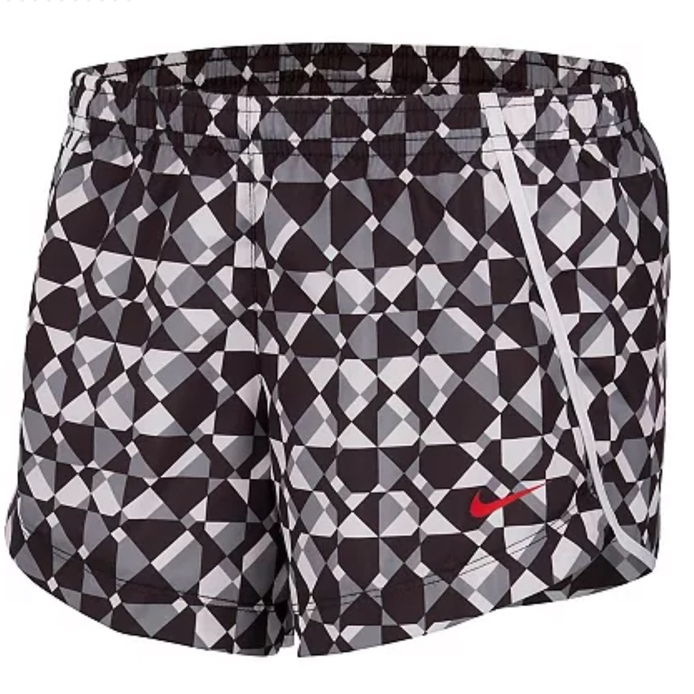 Nike Shorts Girls 14-16, XL Running Dri-Fit Print Liner drawstring waist